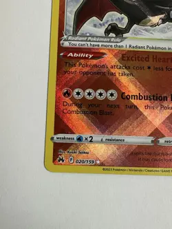 Pokemon TCG Crown Zenith 020/159 - Radiant Charizard - Ultra Rare - NM - Image 5