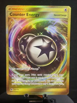 Pokemon TCG Counter Energy 122/111 Crimson Invasion Holo Secret Rare NM - Image 1