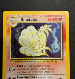 12/102 Pokemon Ninetales Holo - Set Base - Rara (ITA) Carta Vintage - Image 5