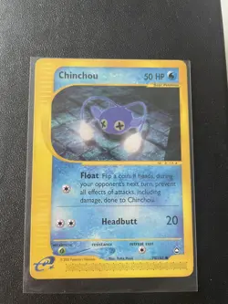 Pokemon TCG - Chinchou Aquapolis 70/147 Regular - Near Mint - Image 1