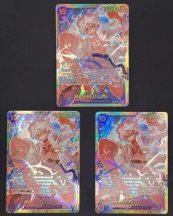 Monkey.D.Luffy OP05-119 SEC - One Piece TCG - English Card- 3x Playset- NM - Image 1