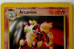 Arcanine #6 - NON-HOLO RARE - Black Star Promo - WOTC POKEMON CARD - NM/LP - Image 2