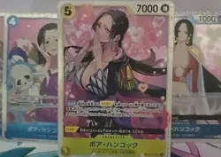 Boa Hancock PRB02-017 SR Japanese One Piece Card NM + Op01-078 & ST03-013 BONUS - Image 1