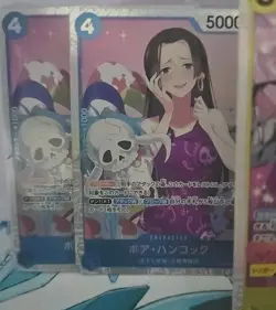Boa Hancock PRB02-017 SR Japanese One Piece Card NM + Op01-078 & ST03-013 BONUS - Image 3