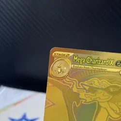 Pokemon Mega Charizard EX Gold Foil Full Art 360 HP Inferno X Card - Image 4