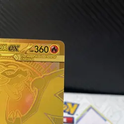 Pokemon Mega Charizard EX Gold Foil Full Art 360 HP Inferno X Card - Image 5
