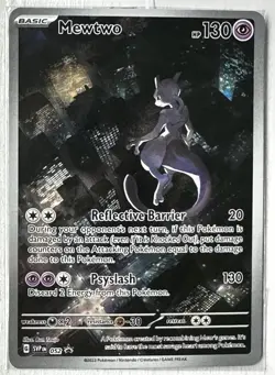 Pokemon 151 Mewtwo 052 Scarlet & Violet UPC Black Star Promo Card Holo Sealed - Image 1
