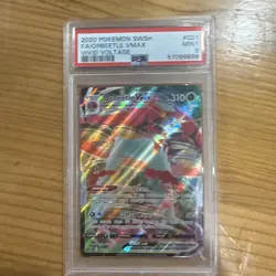 Pokemon Card ORBEETLE VMAX Ultra Rare Full Art Holo 021/185 Vivid Voltage PSA 9 - Image 1