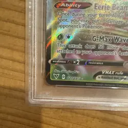 Pokemon Card ORBEETLE VMAX Ultra Rare Full Art Holo 021/185 Vivid Voltage PSA 9 - Image 5