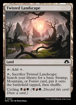 Twisted Landscape Foil (232) Modern Horizons 3 MH3 MTG Magic - Image 1