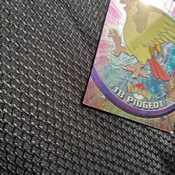 Topps Chrome 2000 Pidgeot Pokemon Card #18 Holo NM RARE TV Animation Edition - Image 3