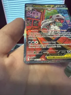 Mega Scrafty EX 285/217 Ascended Heroes Special Illustration Rare Pokemon TCG NM - Image 3