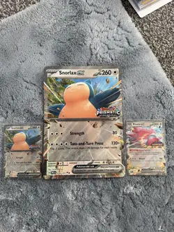 Pokemon TCG Snorlax and Blissey ex Stamped Promo Cards and Jumbo Snorlax NM - Image 1