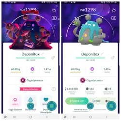 Pokemon Go Shiny Gigantamax Garbodor - Pokemon Go Shiny Gigadynamax Deponitox - Image 1