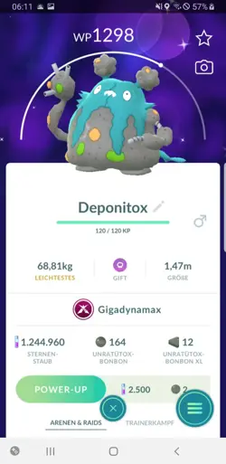Pokemon Go Shiny Gigantamax Garbodor - Pokemon Go Shiny Gigadynamax Deponitox - Image 3