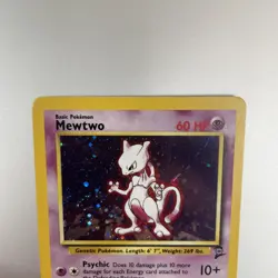 POKEMON Mewtwo 10/102 Base Set, Unlimited Holo, Rare, NM - Image 3