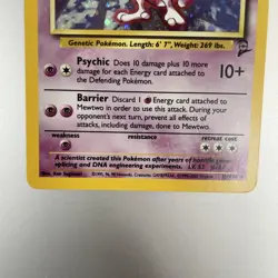 POKEMON Mewtwo 10/102 Base Set, Unlimited Holo, Rare, NM - Image 4
