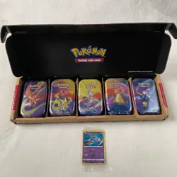 Pokemon TCG Kanto Power Mini Tins 5 Pack Amazon Bundle - Brand New ✅ - Image 1