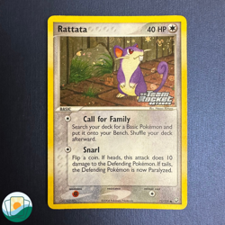 2004 Pokemon Team Rocket Returns | Rattata | Reverse Holo | Stamped | #72/109 - Image 1
