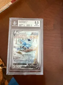 2021 Pokemon Sword & Shield Evolving Skies #175 Glaceon V UR BGS 8.5 - Image 1