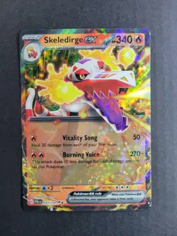 Skeledirge Ex 37/193 Pokemon TCG S&V Paldea Evolved Double Rare Holo NM - Image 2