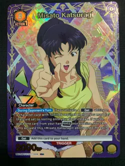 Misato Katsuragi Alternate Art Foil - UE15BT/EVA-1-008 NM - Union Arena - Image 1