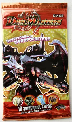DUEL MASTERS SURVIVORS OF MEGAPOCALYPSE DM 05 CARD GAME SEALED BOOSTER PACK !! - Image 1
