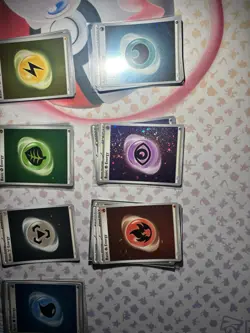 Pokemon 151 Cosmos Holo Energy 27 card Lot With Swirls - Image 2