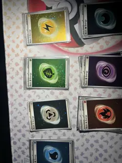 Pokemon 151 Cosmos Holo Energy 27 card Lot With Swirls - Image 3