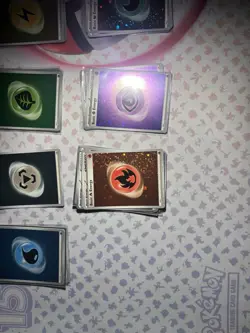 Pokemon 151 Cosmos Holo Energy 27 card Lot With Swirls - Image 4