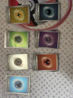 Pokemon 151 Cosmos Holo Energy 27 card Lot With Swirls - Image 5