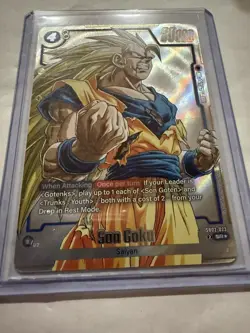 Son Goku - SB02-023 Alternate Art Manga Booster 02 Dragon Ball Card English - Image 3