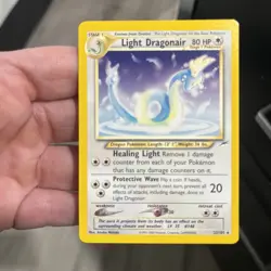Pokemon Cards: Neo Destiny Rare: Light Dragonair 22/105 LP - Image 2