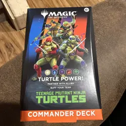 Commander Deck "Turtle Power" Teenage Mutant Ninja Turtles TMT MTG IN HAND - Image 1