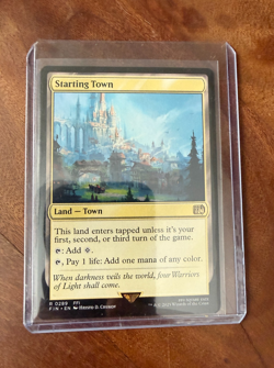MTG Starting Town Final Fantasy Regular NM Magic the Gathering - Image 1