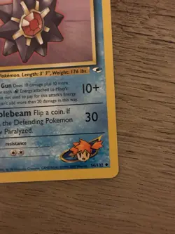 Pokemon TCG Misty's Starmie Gym Heroes 56/132 1st Ed Uncommon Stage 1 80 HP Reg… - Image 2