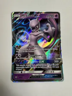 Mewtwo GX 39/73 Shining Legends Holo Pokemon Card - Image 1