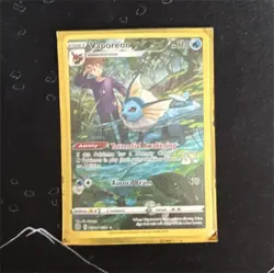 Pokemon Vaporeon Ultra Rare Holo TG02/TG30 Brilliant Stars Trainer Gallery 110 … - Image 1