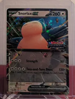 Snorlax ex 076/131 STAMPED Prismatic Evolutions Double Rare Pokemon Near Mint - Image 1