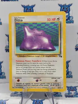 Ditto 18/62 - Pokemon Fossil HP - Image 1