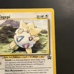 Pokemon Vintage WoTC Black Star Promo Togepi #30 Wizards Of The Coast 2001 - Image 3