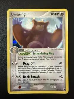 The Pokemon Company Ursaring 18/115 EX Unseen Forces Holo Rare HP 80 English - Image 1