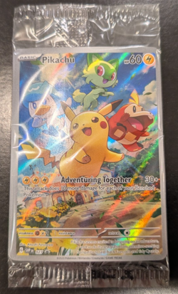 Pokemon Pikachu #027 - SV Black Star Promo SEALED NM - Image 1