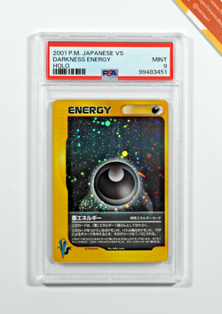 Pokemon PSA 9 Darkness Energy Holo Pokemon VS 2001 Japanese - Image 1