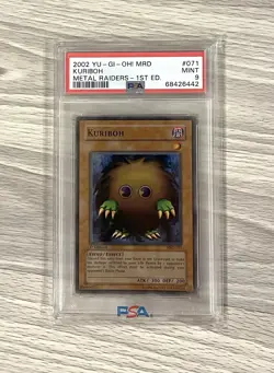 Kuriboh MRD-071 Yugioh Metal Raiders 1st Edition Yu-Gi-Oh PSA 9 - Image 1