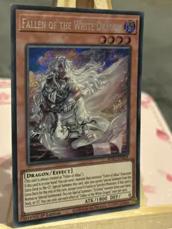 Fallen of the White Dragon BPRO-EN024 Secret Rare Near Mint 1st Ed Yugioh - Image 3
