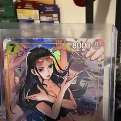 One Piece Nico Robin SR Alt Art AA EB03-055 Heroines edition English - Image 2