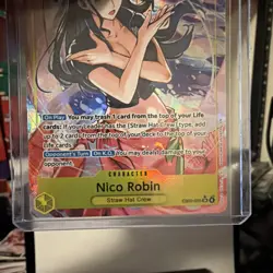 One Piece Nico Robin SR Alt Art AA EB03-055 Heroines edition English - Image 3