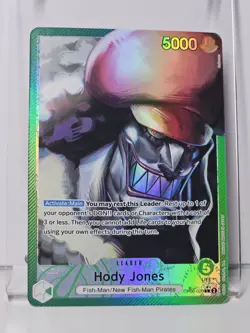 Hody Jones Alternate Art Leader Op06-020 One Piece TCG English - Image 1