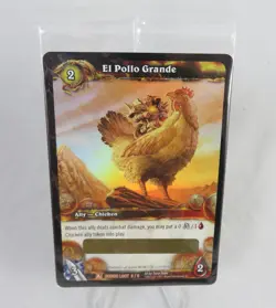 World of Warcraft El Pollo Grande Unscratched Sealed Magic Rooster Mount WoW - Image 1
